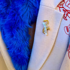 The SAXOPHONES ARE GETTING LOUDER… diamanté pin