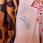 AUGH, BOLLOCKS! shooting star diamanté pin