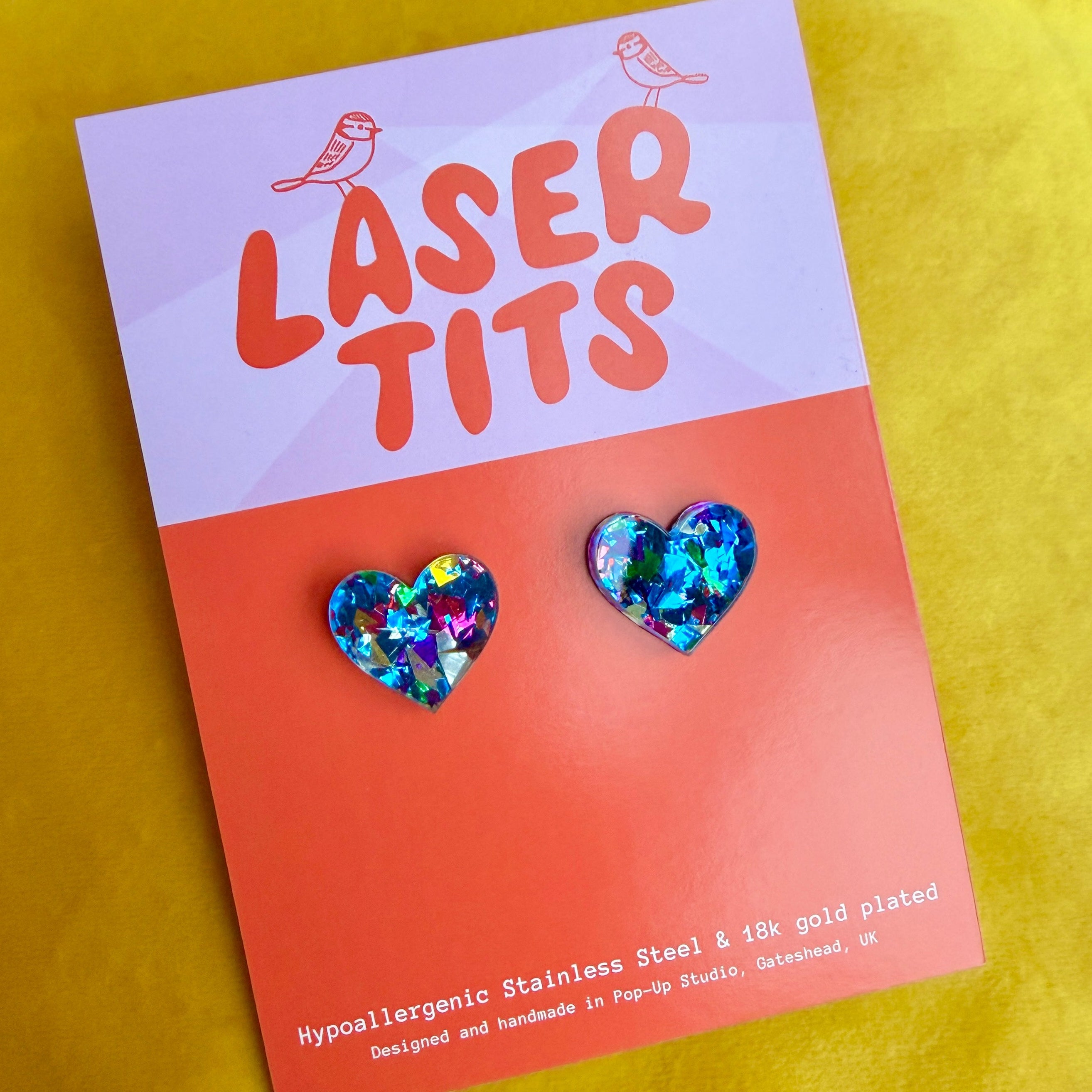 FESTIVAL HEART studs
