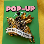 SIDE QUEST, diamanté pin