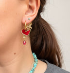 Heart and Dagger earrings