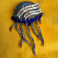 I DON’T THINK YOU ARE READY FOR THIS JELLY, Diamanté jellyfish pin