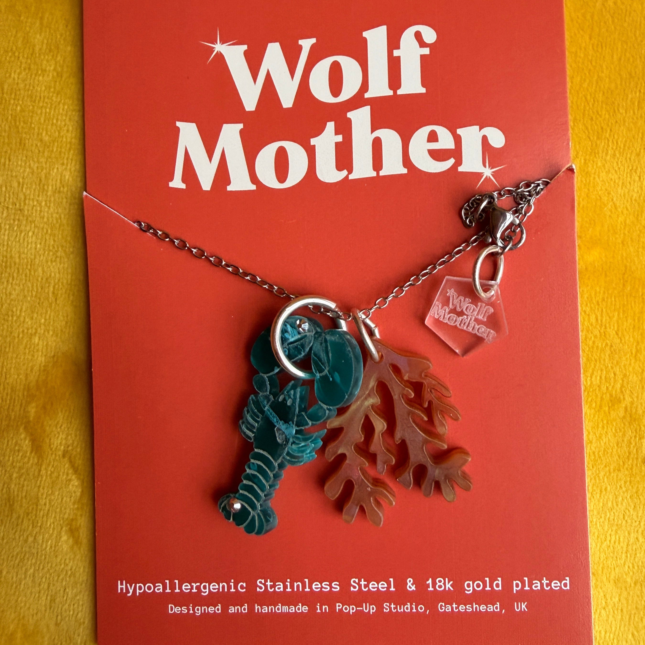 Vegan Lobster Necklace