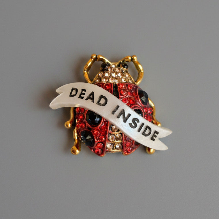 Dead Inside, ladybird pin