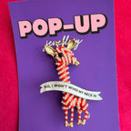 Unapologetic Giraffe Pin