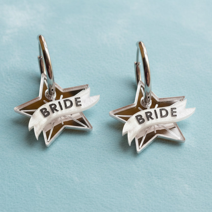 BRIDE star hoops