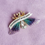 Incandescent with rage, firefly pin