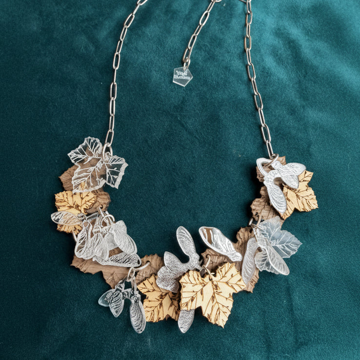 SYCAMORE GAP, statement necklace (silver)