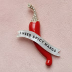 SPICY MARGS, diamanté chilli pepper pin