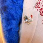 Cockadoodle Don’t, cockerel/rooster pin.