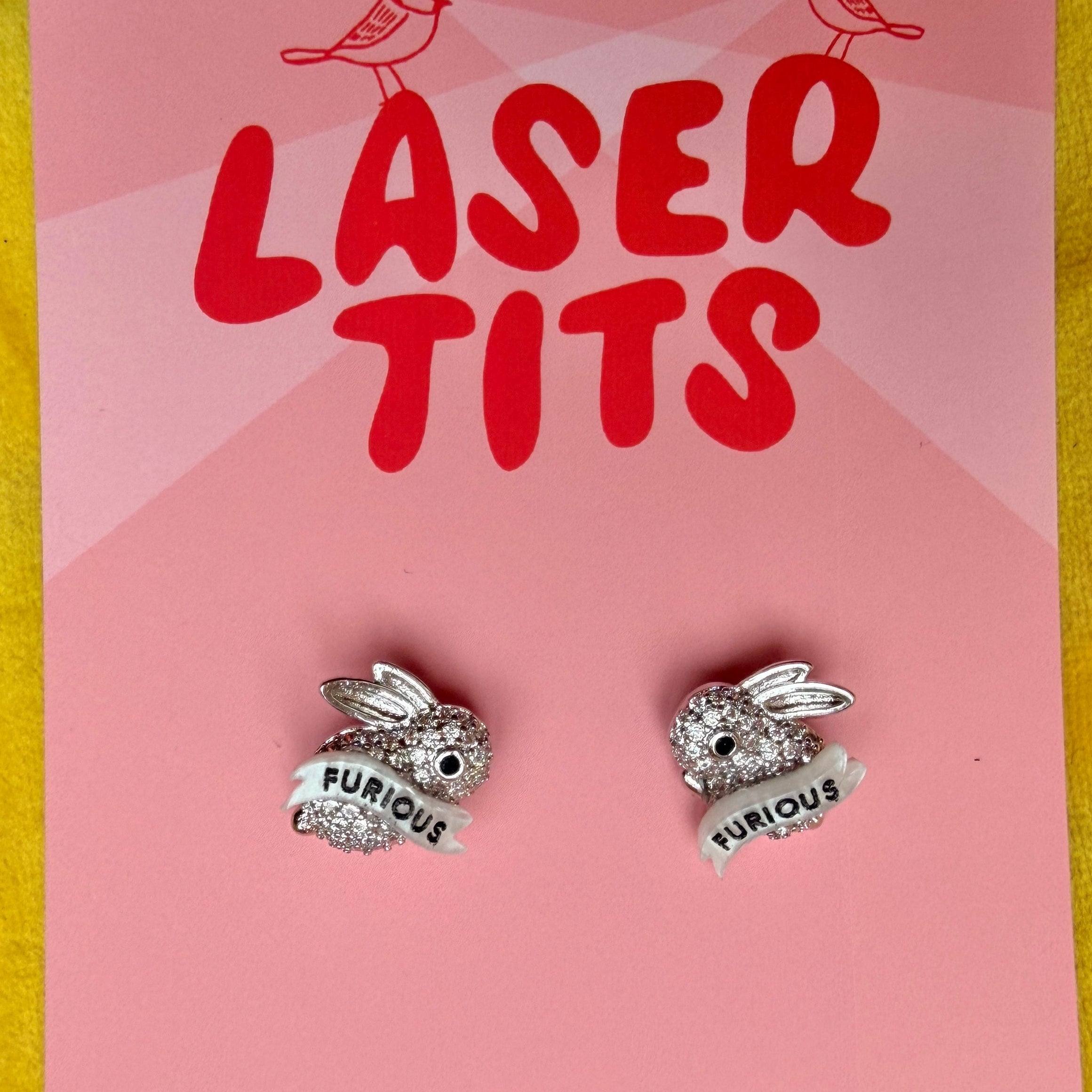 FURIOUS bunny studs