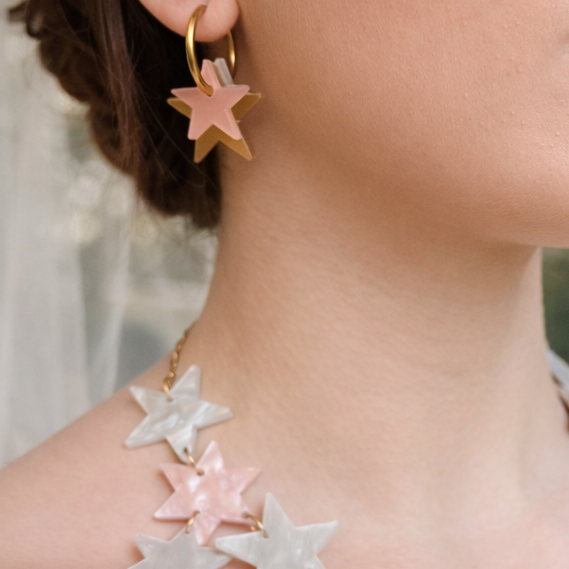 WRITTEN IN THE STARS hoops