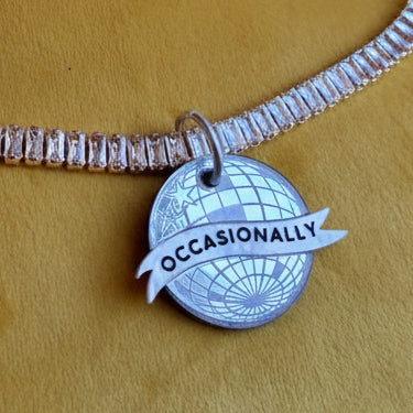 DISCO OCCASIONALLY diamanté tennis necklace