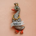 SILLY GOOSE, Diamanté pin
