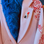All Killer (some filler) mini lipstick pin.