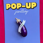 Tiny Eggplant/Aubergine pin