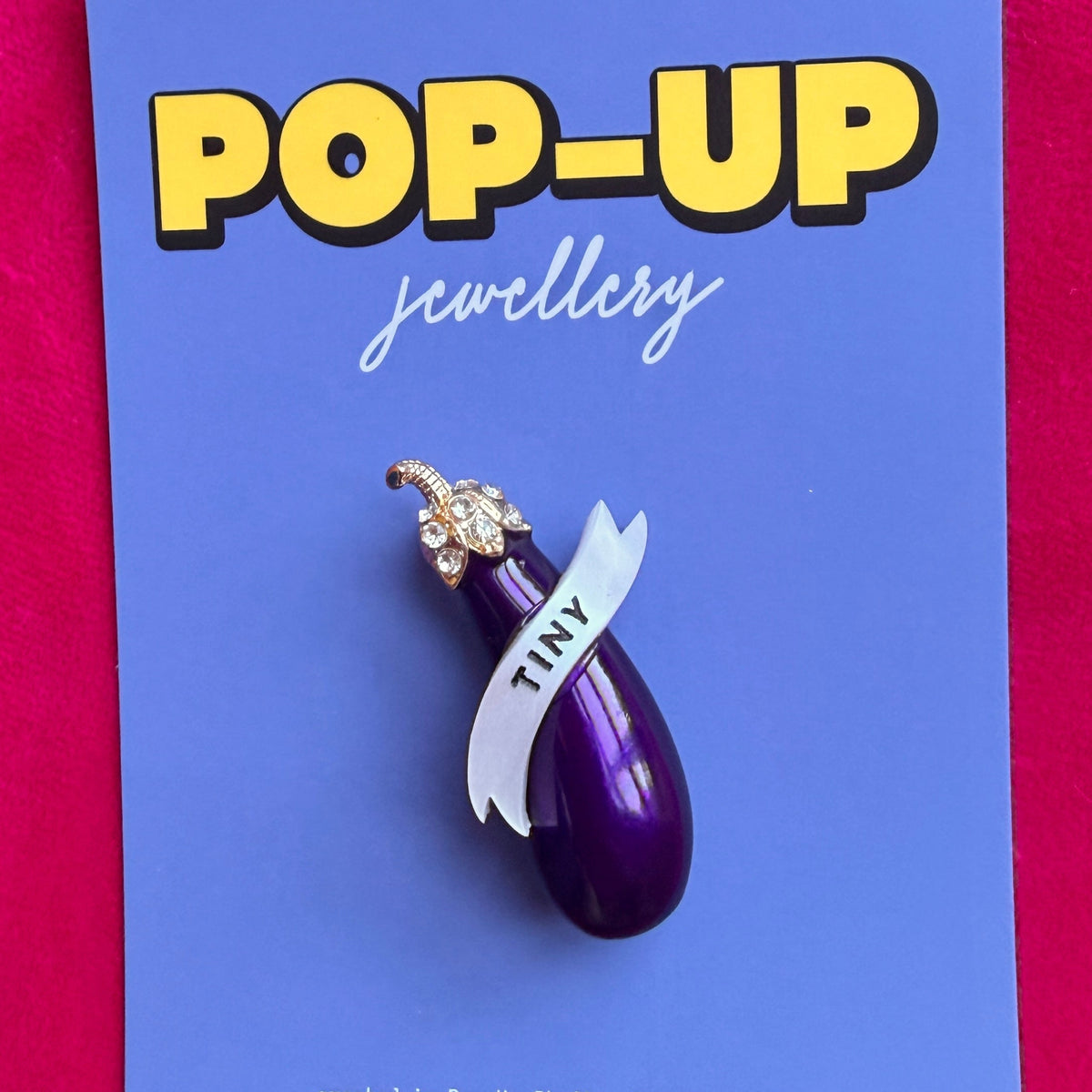 Tiny Eggplant/Aubergine pin