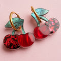 Cherry hoops (match princess necklace)