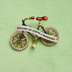 Coffee and Ibuprofen bike pin