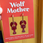 Red Lobster earrings