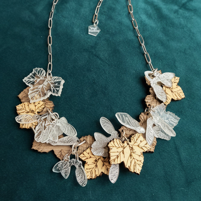 SYCAMORE GAP, statement necklace (silver)