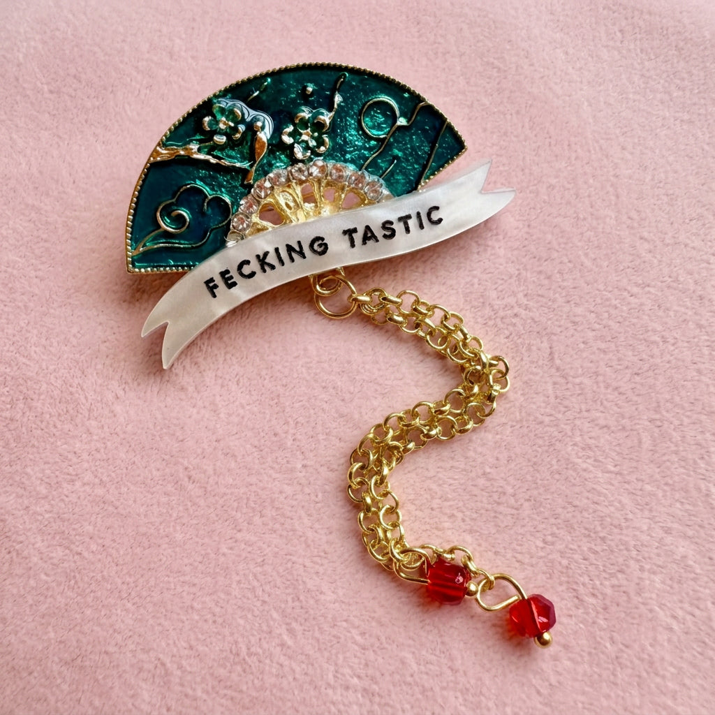 FAN-FECKING-TASTIC , enamel pin