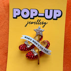 Magic won’t fix this - Ruby slippers pin