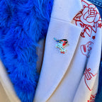 Hot Mess, menopausal garden bird pin