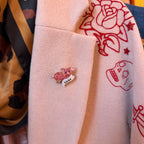 BABE! Cute piglet diamanté pin