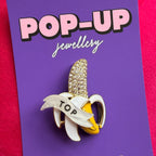 TOP BANANA! Diamanté pin
