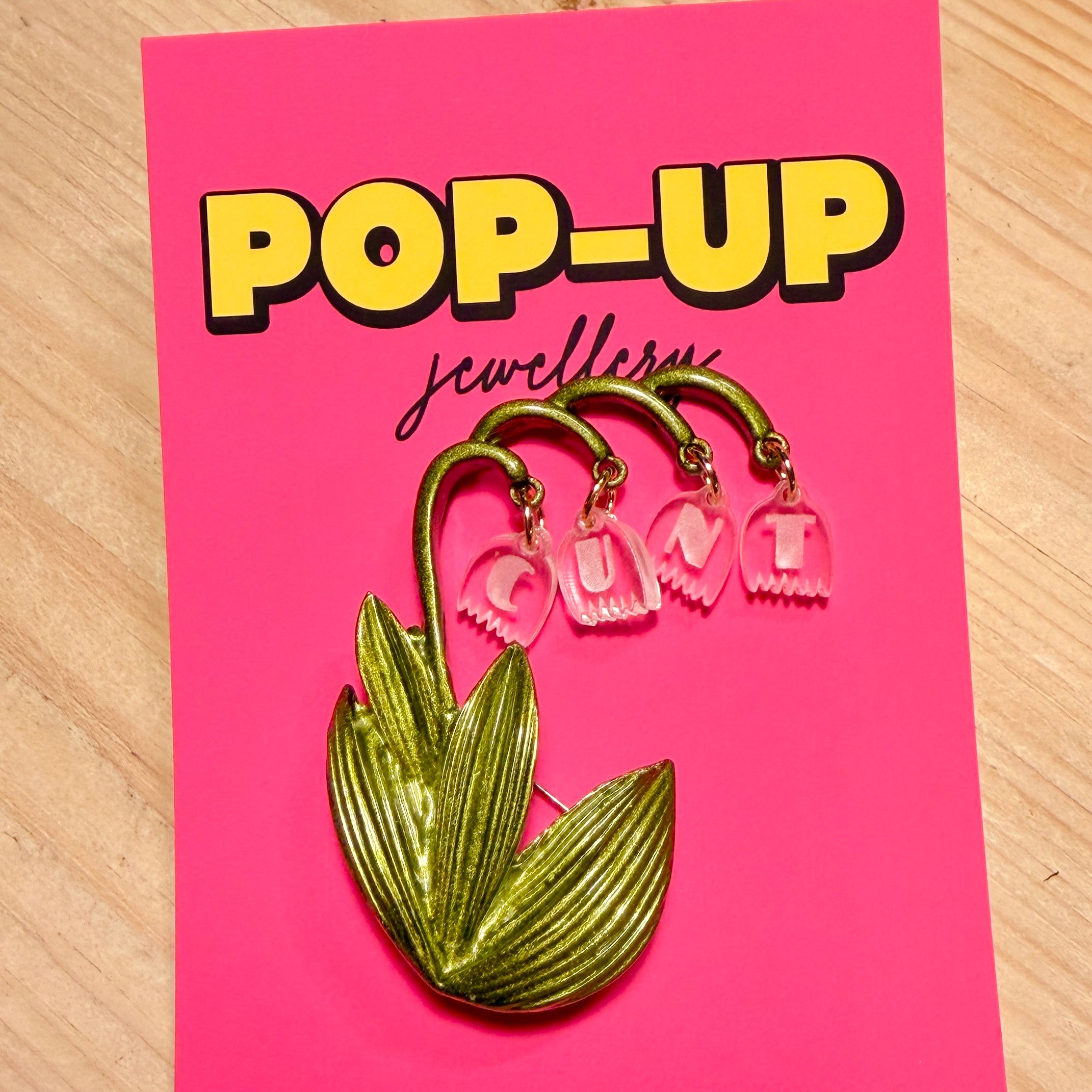 EXTRA SPECIAL, springtime pin.