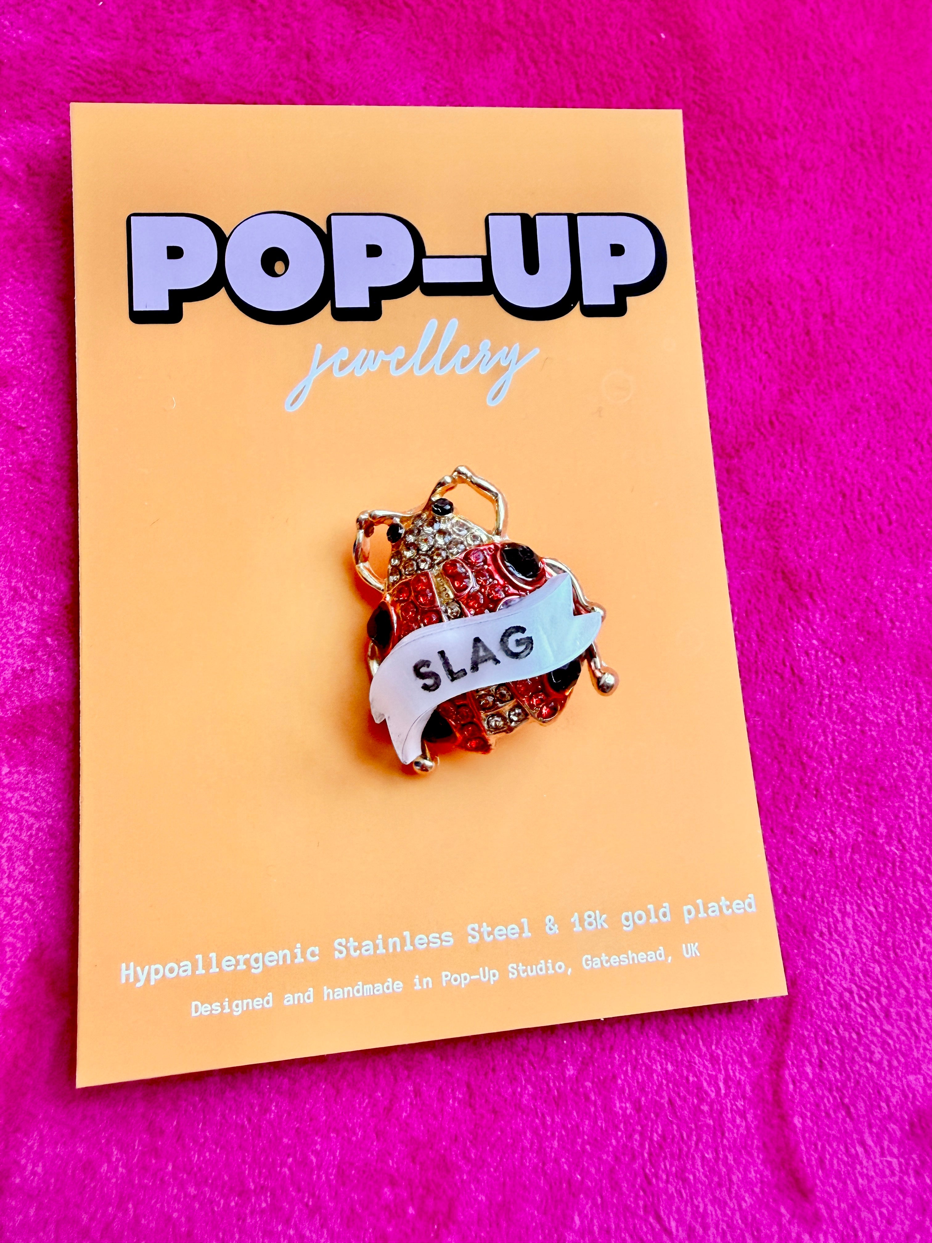 Promiscuous Ladybird pin