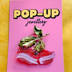 Raspberry BOLLOCKS Pin