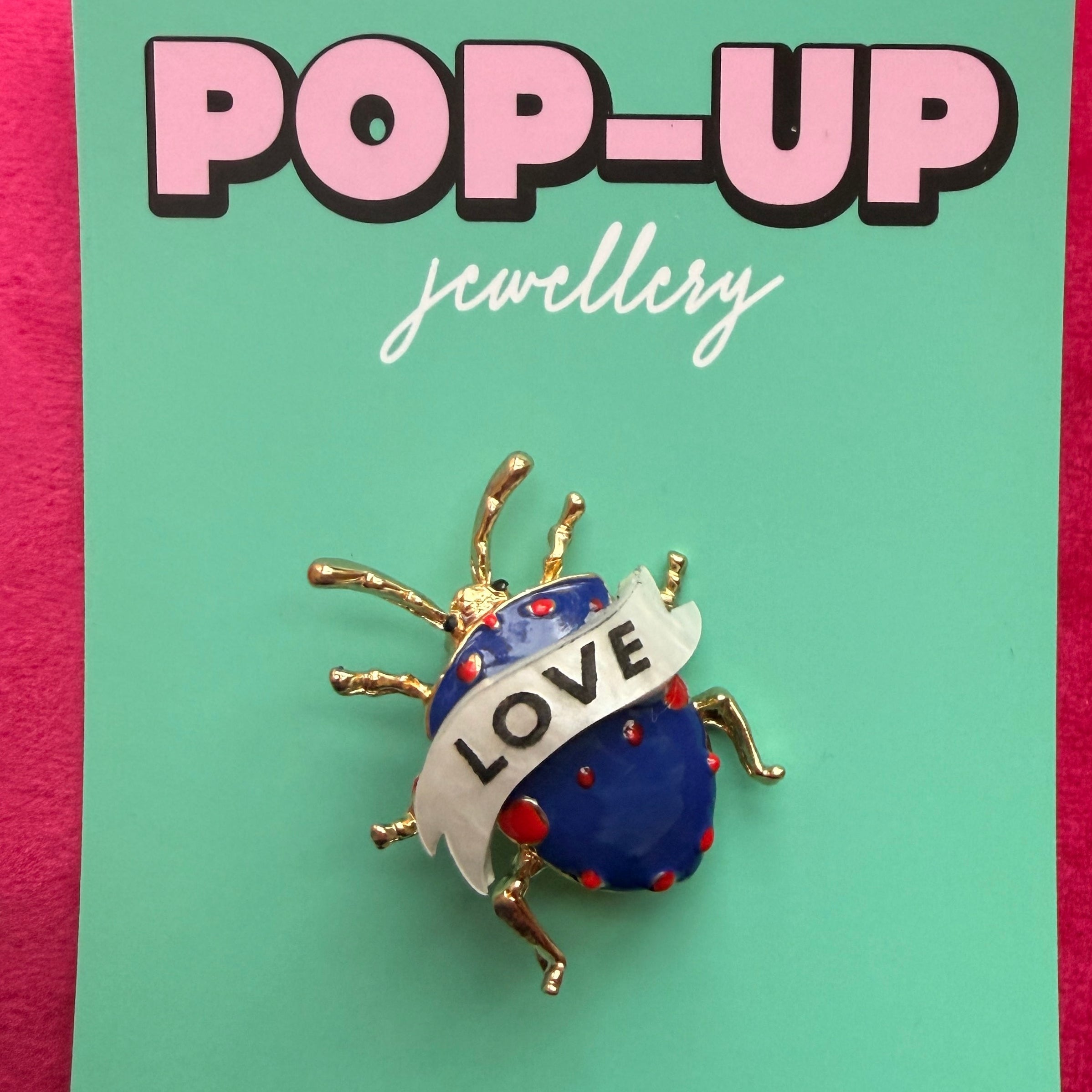 LOVE BUGS!!!! (Two types - pick which one) enamel pin