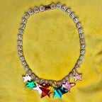 Fancy Favourites stars, diamanté necklace