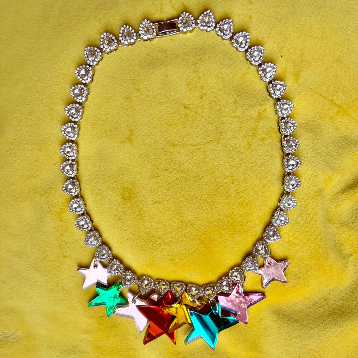 Fancy Favourites stars, diamanté necklace