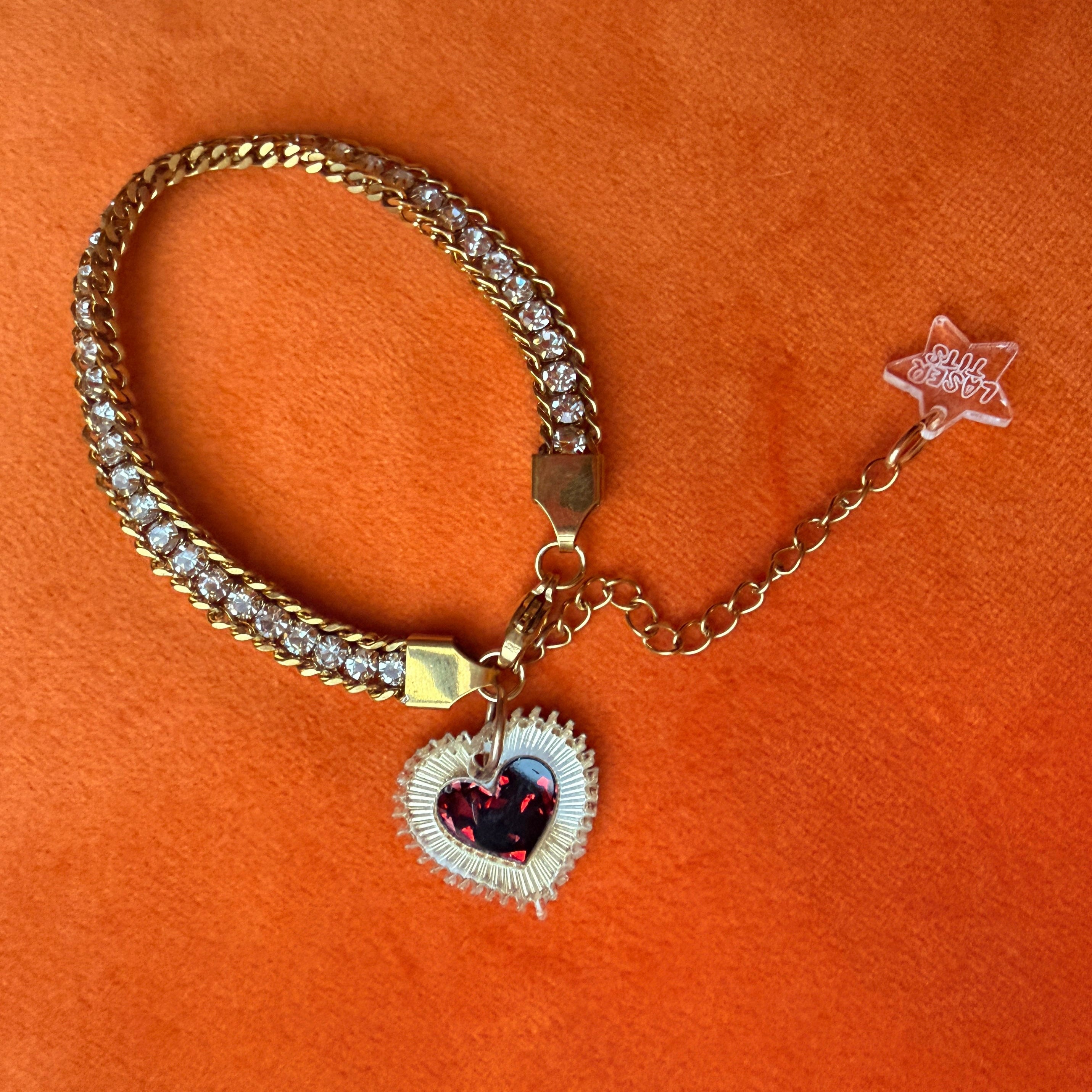 BRONTË inspired vintage look charm bracelet