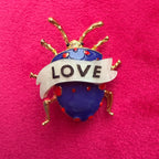 LOVE BUGS!!!! (Two types - pick which one) enamel pin