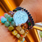 My cat HATES you, diamanté tennis bracelet