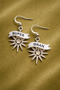 SUPER GRAN diamanté starburst earrings