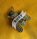BUSY BEE diamanté pin
