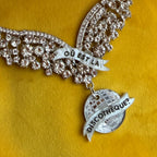 OÚ EST LA DISCOTHÈQUE? Diamanté princess necklace