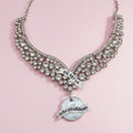 OÚ EST LA DISCOTHÈQUE? Diamanté princess necklace