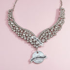 OÚ EST LA DISCOTHÈQUE? Diamanté princess necklace