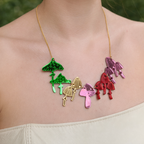 Disco Toadstool Necklace (chain has changed! See product info)