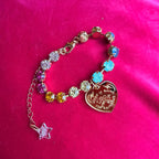 WHEN IT RAINS LOOK FOR RAINBOWS bracelet