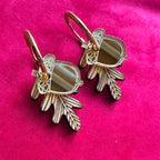 ACORN AND OAK LEAF hoops