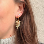 ACORN AND OAK LEAF hoops