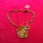 OÚ EST LA DISCOTHÈQUE? Emergency alert paperclip bracelet