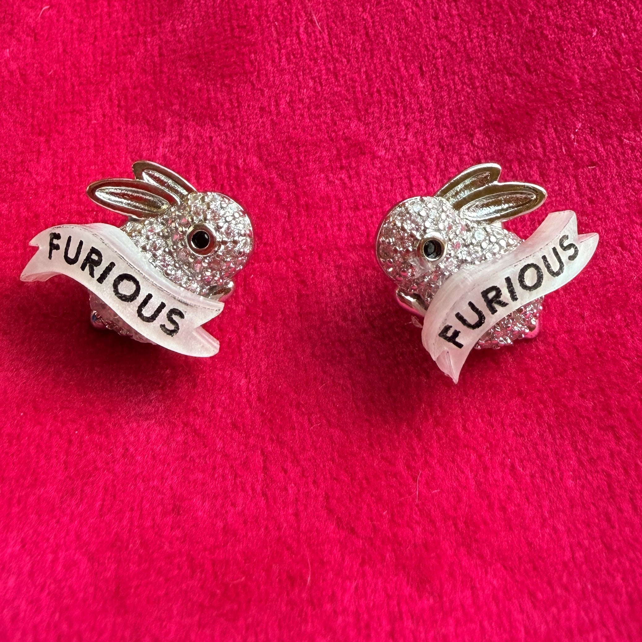 FURIOUS bunny studs
